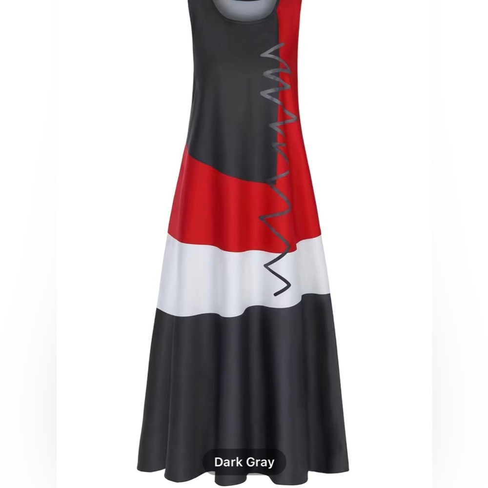 2/$25💥 NEW Sleeveless Maxi Tank Dress Sz L Bin C